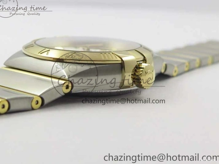 0312 Stylish Constellation 38mm SS RG VSF 1:1 Best Edition WhiteTextured Dial on SS RG Bracelet A8500 Super Clone 7921